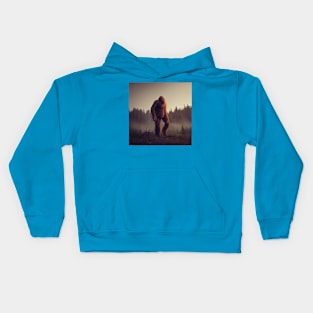 Sasquatch in Nature Kids Hoodie